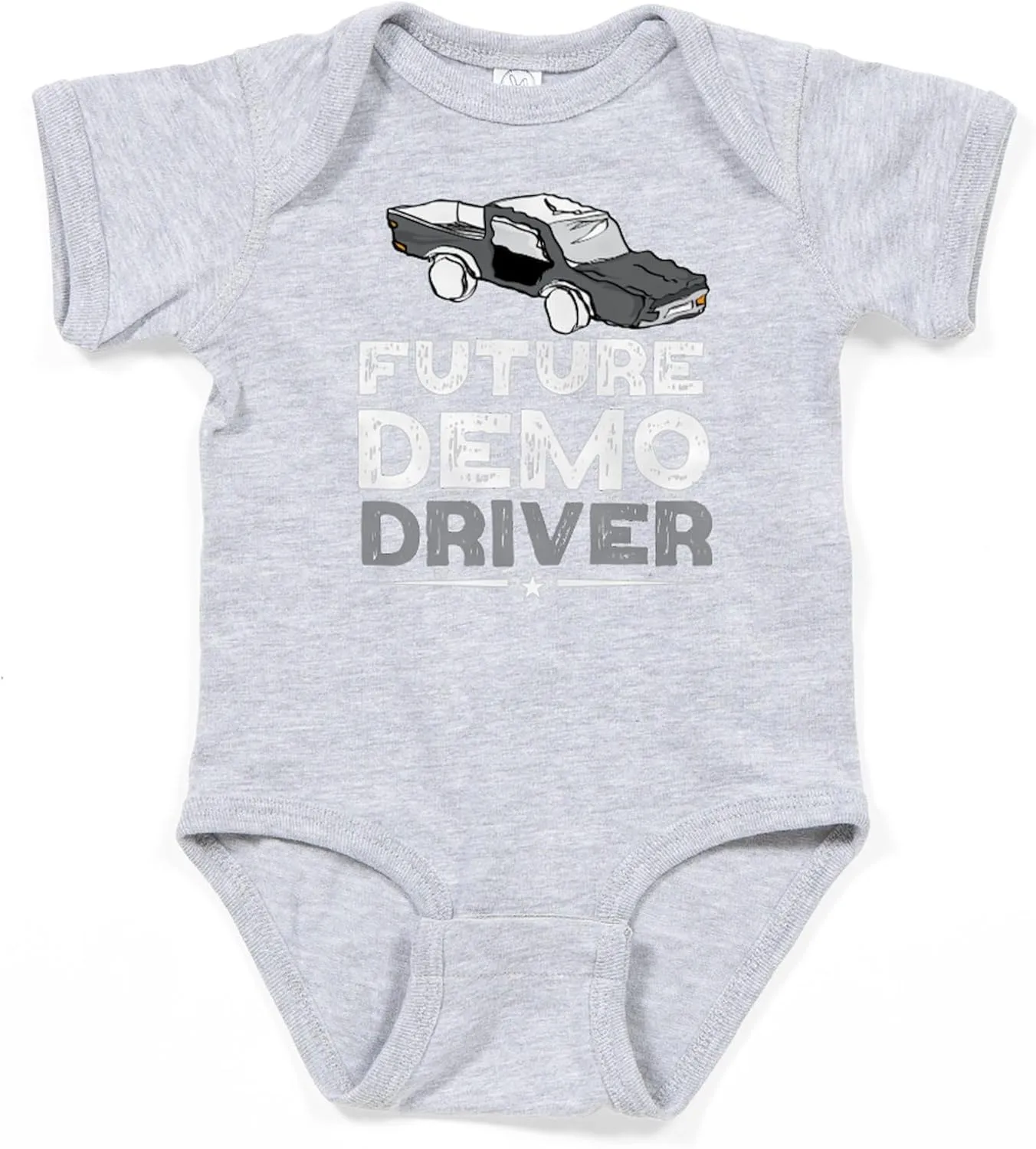 CafePress Future Demo Driver Demolition Derby Driv Body Suit Cute Infant Bodysuit Baby Romper Dark