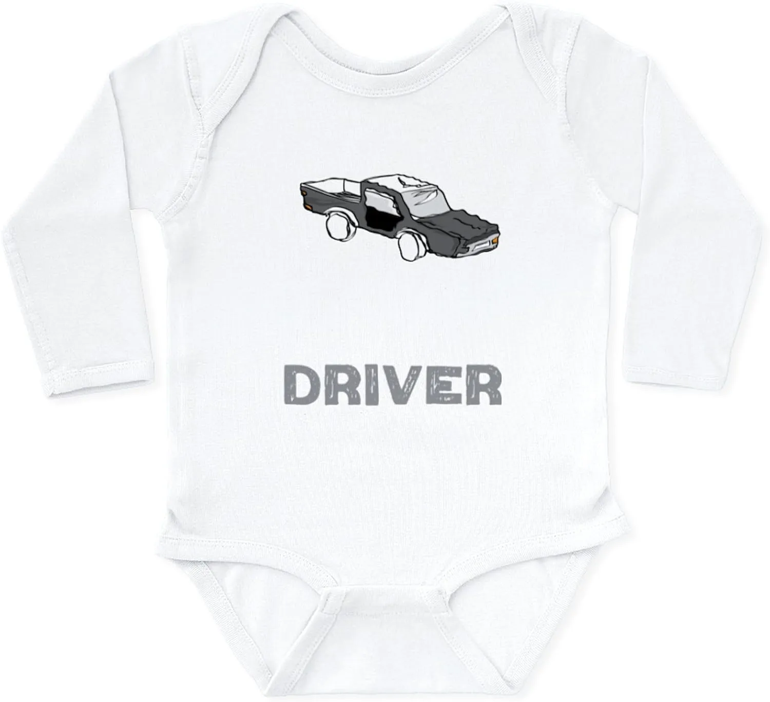 CafePress Future Demo Driver Demolition Derby Driv Body Suit Cute Long Sleeve Infant Baby Bodysuit Romper