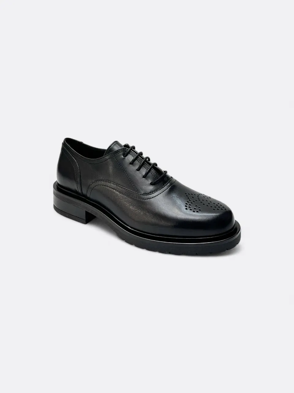 Calf Leather Derby Shoes