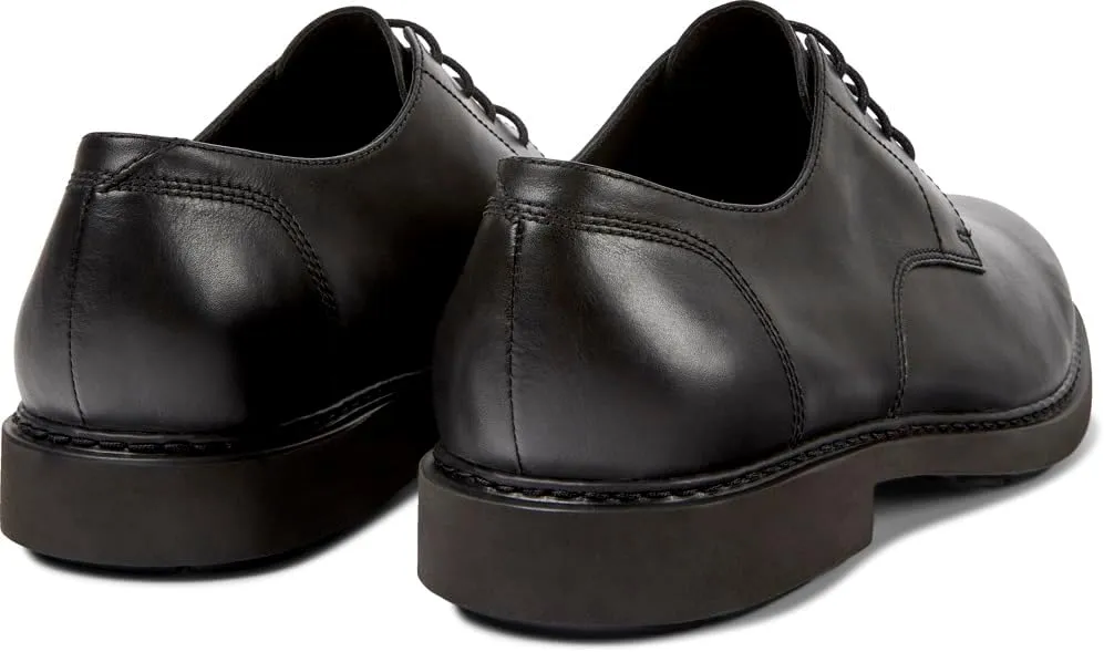 Camper Neuman Blucher Dress Shoes for Men - Ultra-Comfortable Round Toe Leather Men’s Shoes with Breathable Lining and Lightweight EVA Outsoles