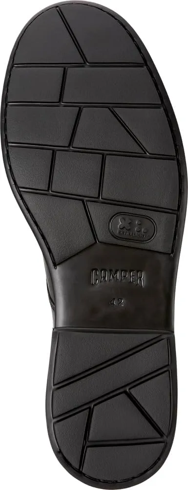 Camper Neuman Blucher Dress Shoes for Men - Ultra-Comfortable Round Toe Leather Men’s Shoes with Breathable Lining and Lightweight EVA Outsoles