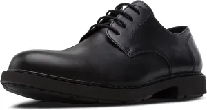 Camper Neuman Blucher Dress Shoes for Men - Ultra-Comfortable Round Toe Leather Men’s Shoes with Breathable Lining and Lightweight EVA Outsoles