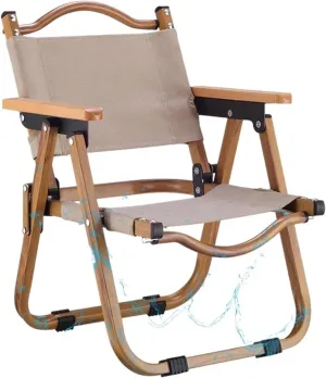 Camping Chairs Portable Folding Camping Chair Oversized Heavy Duty Padded Outdoor Chair with Cup Holder Storage Bag Fishing Stool Backrest