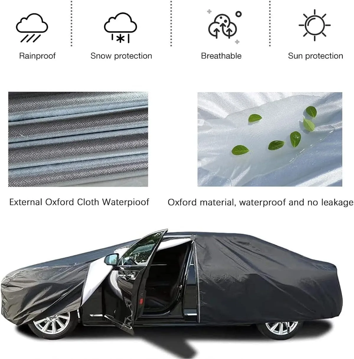 Car Cover Compatible with Bentley Hunaudieres Bacalar Speed 2017-2025 - 5-Layer All-Weather, Waterproof and Hailproof Defense(F,Bacalar)