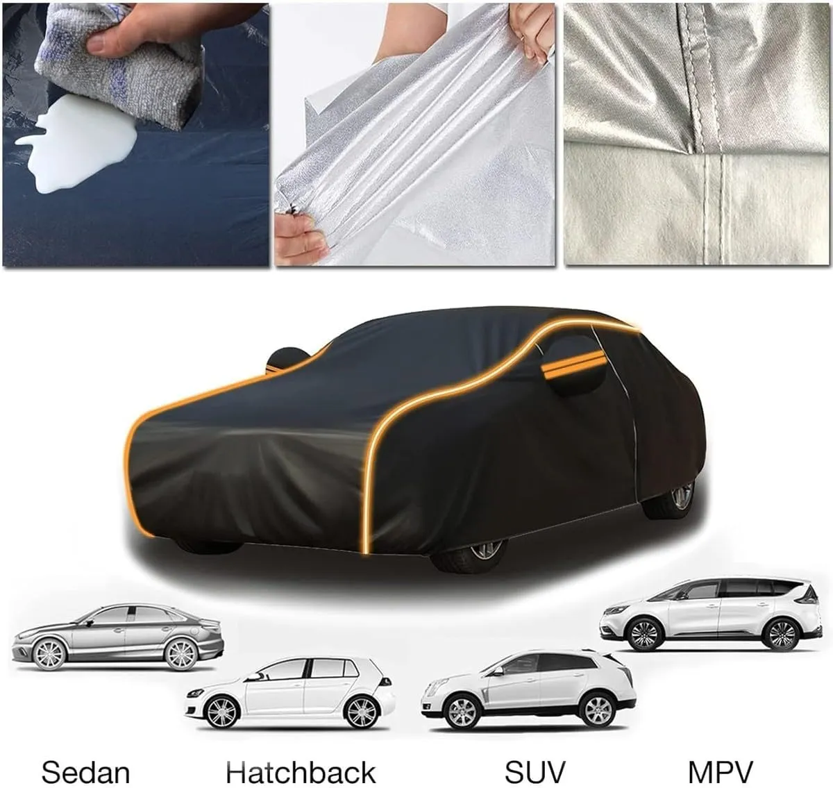 Car Cover Compatible with Bentley Hunaudieres Bacalar Speed 2017-2025 - 5-Layer All-Weather, Waterproof and Hailproof Defense(F,Bacalar)