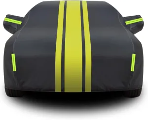 Car Covers, for Nissan Micra K13 Visia First/Acenta/Tekna 2010-2017 All Weather Outdoor Indoor Waterproof UV Resistant Dustproof Windproof Protection, Auto Accessories,A