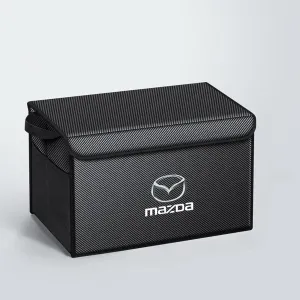 Car Trunk Organizer for Mazda 6 Sedan Gl Facelift 2018 - Thickened Car Boot Tidy Storage Box Tailor-made Lidded Storage Bins for Home Car Outdoor Camping Travel,D