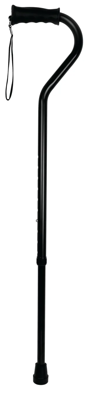 Carex Soft Grip Derby Walking Cane Black