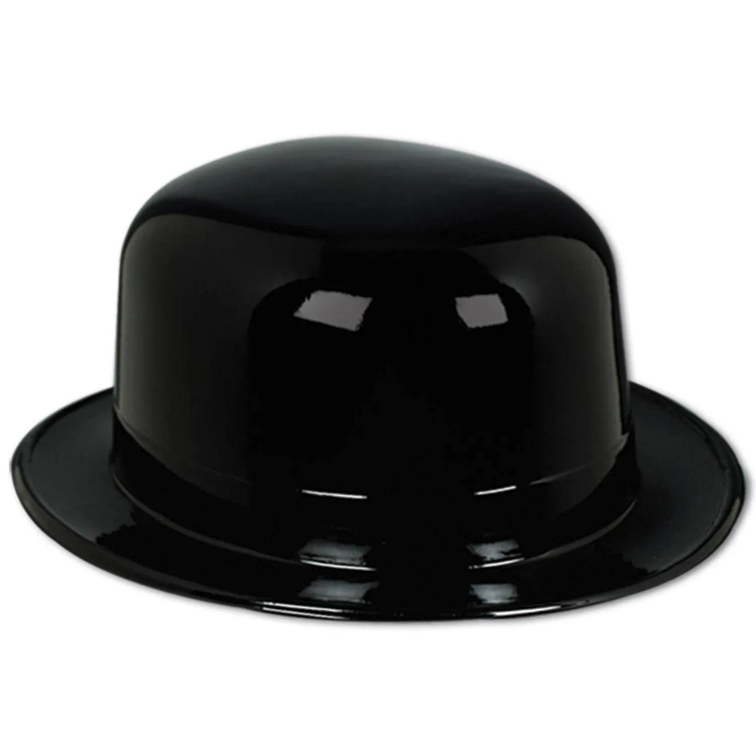 Casino Night Black Plastic Derby (48 per Case)