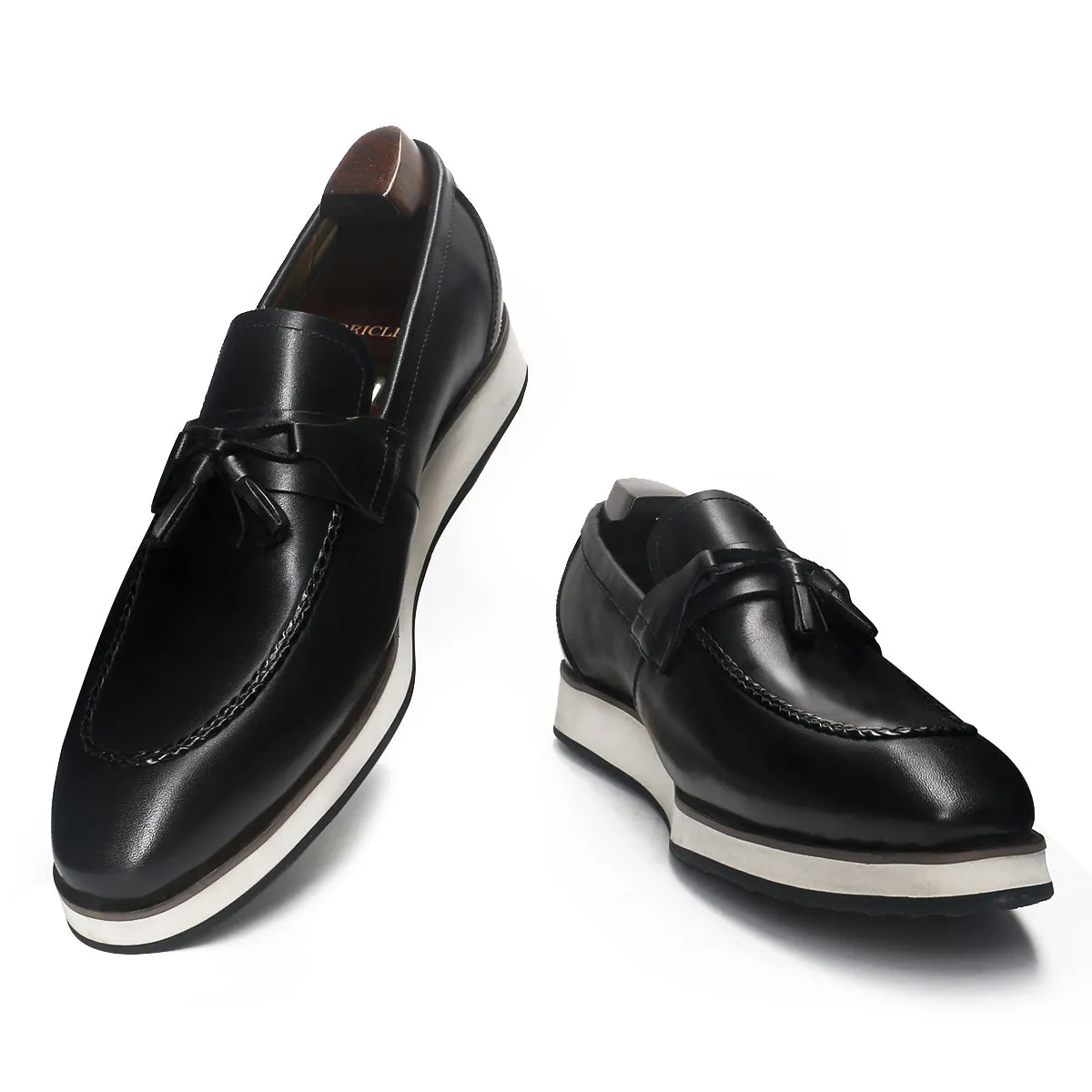 Casual Stitching Tassel Loafers