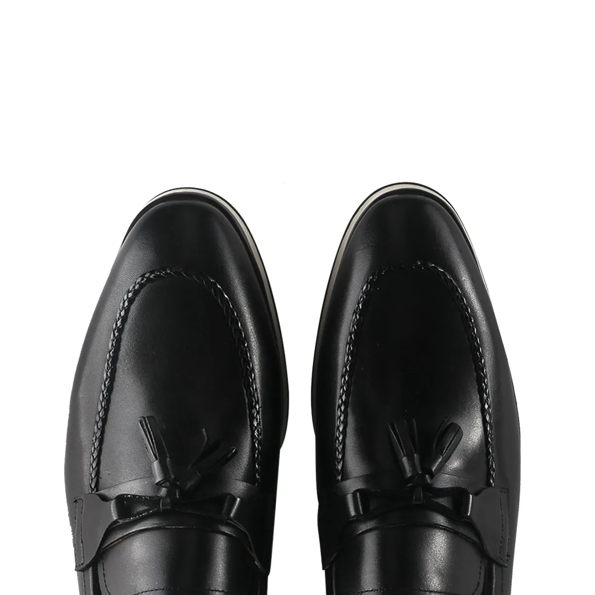 Casual Stitching Tassel Loafers