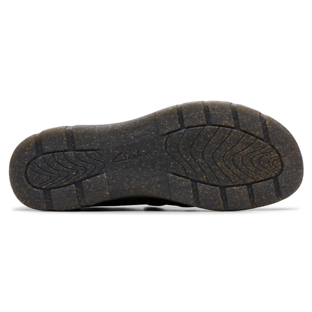 Clarks Orlene Slip Black Leather Shoe (Women's)