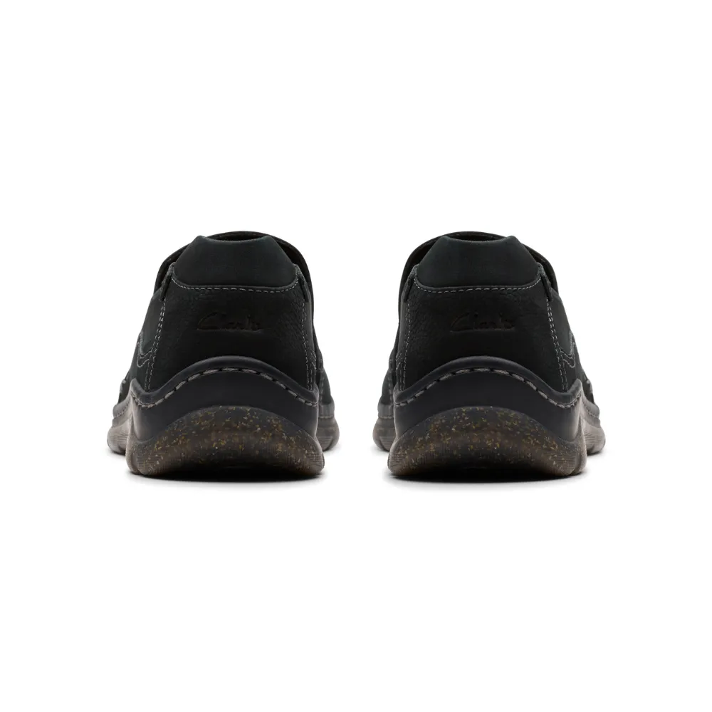 Clarks Orlene Slip Black Leather Shoe (Women's)