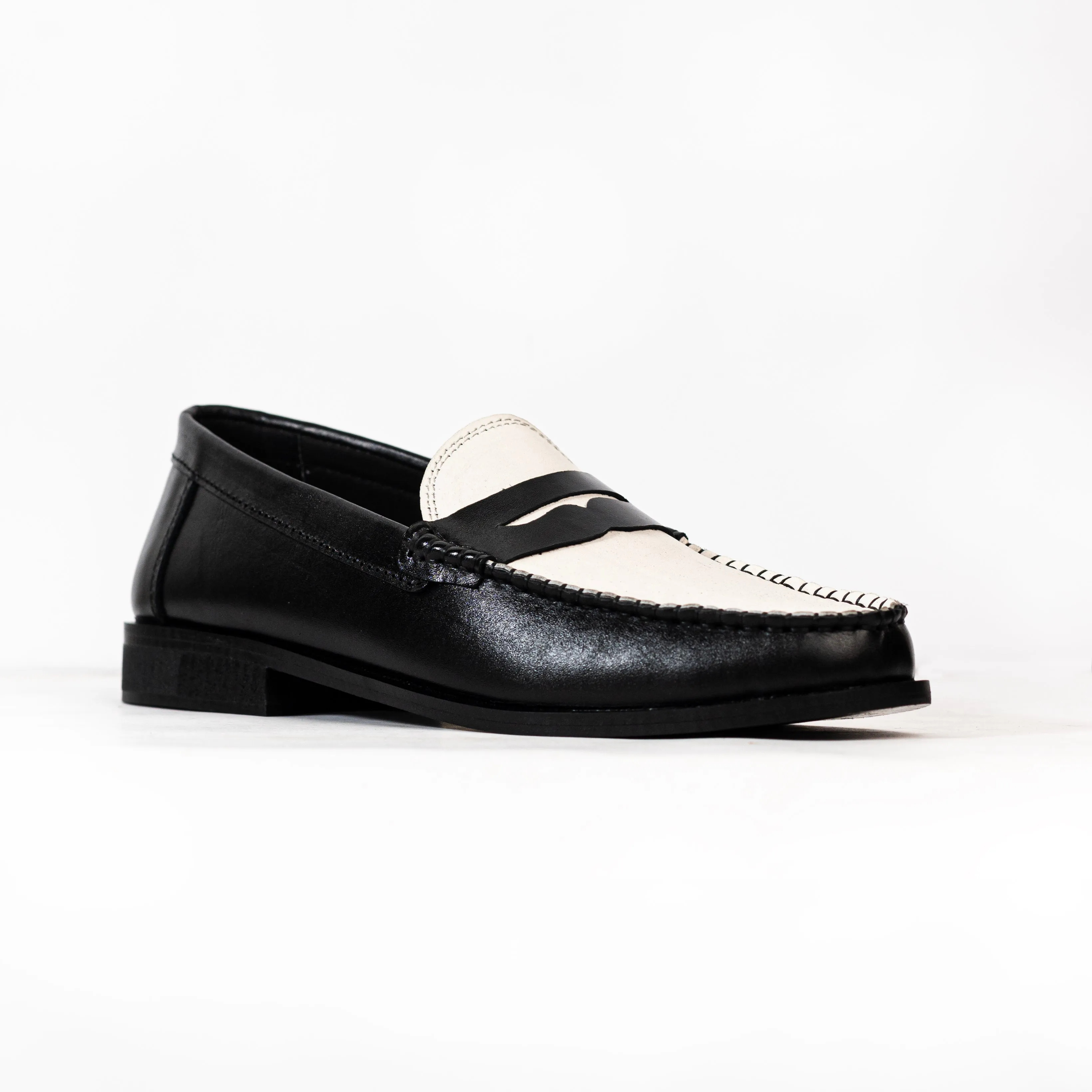 Classic Penny Loafer (Two Tone)