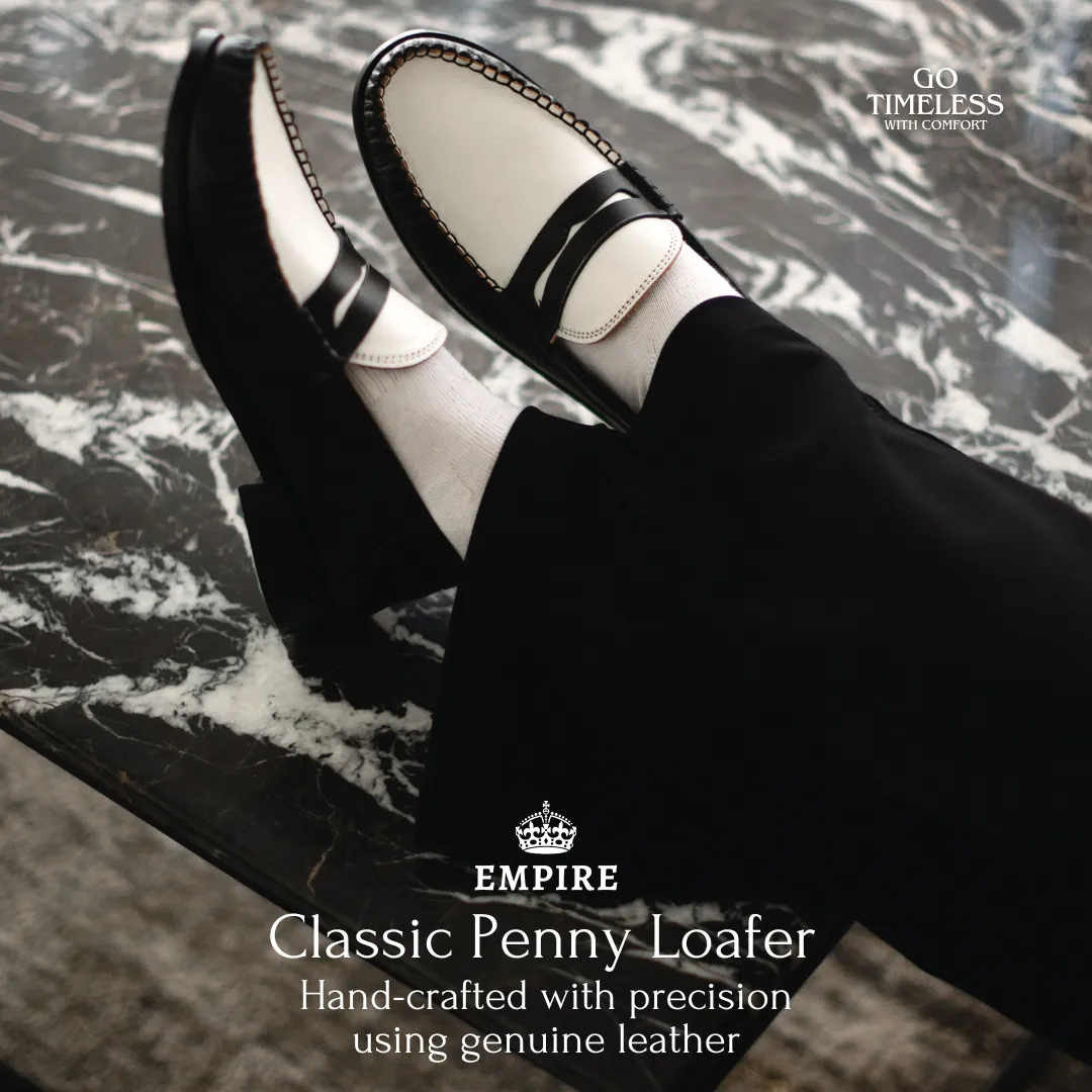 Classic Penny Loafer (Two Tone)