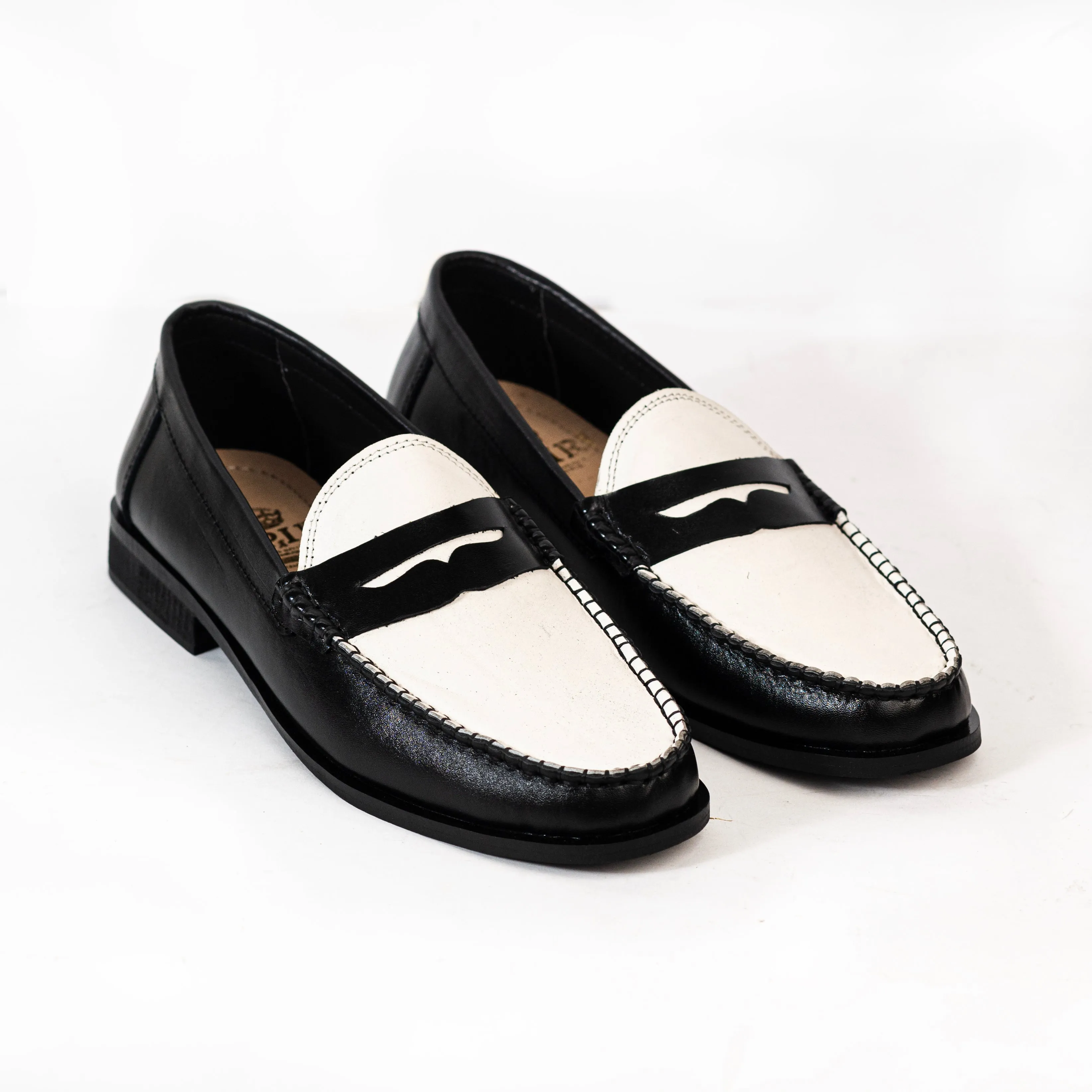 Classic Penny Loafer (Two Tone)