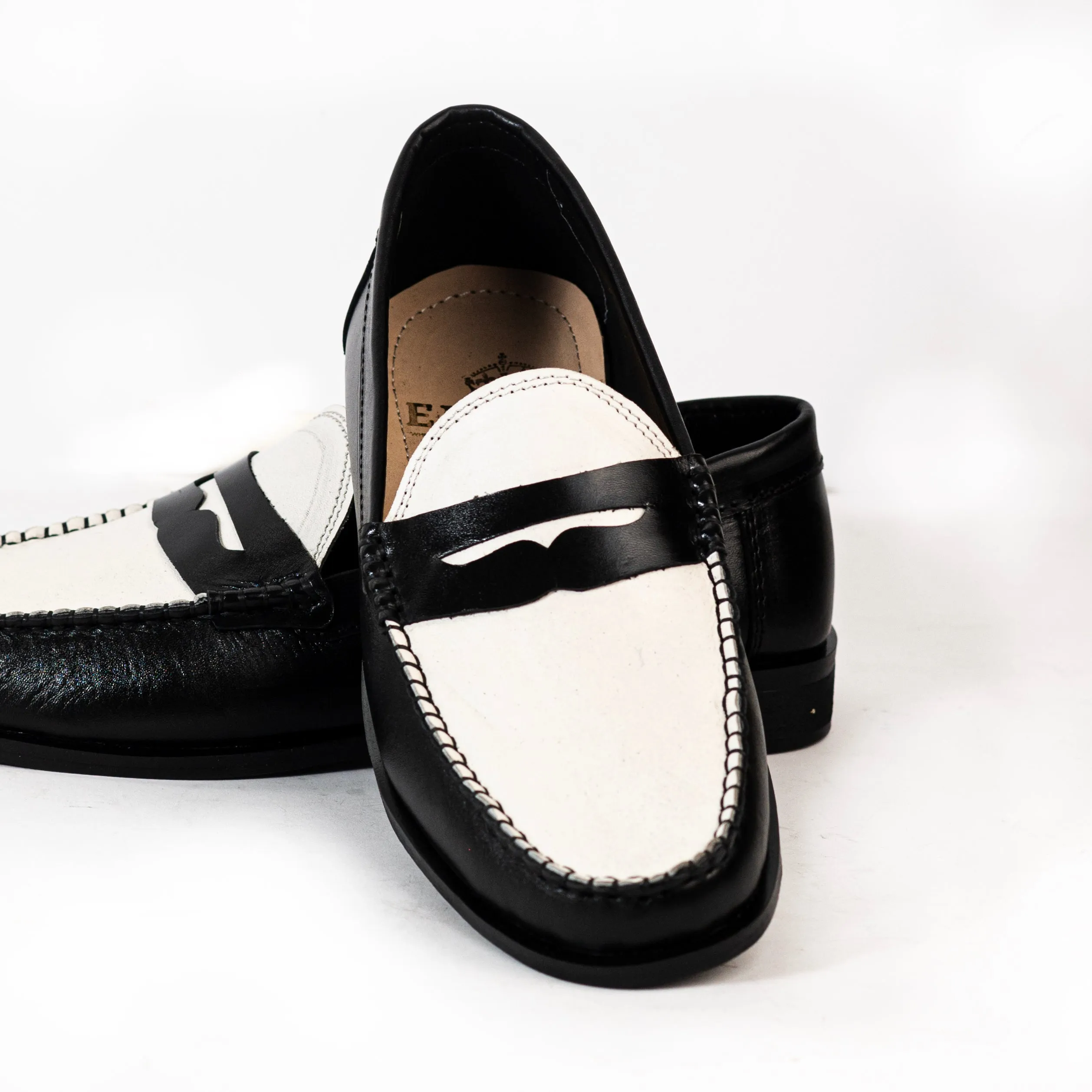 Classic Penny Loafer (Two Tone)