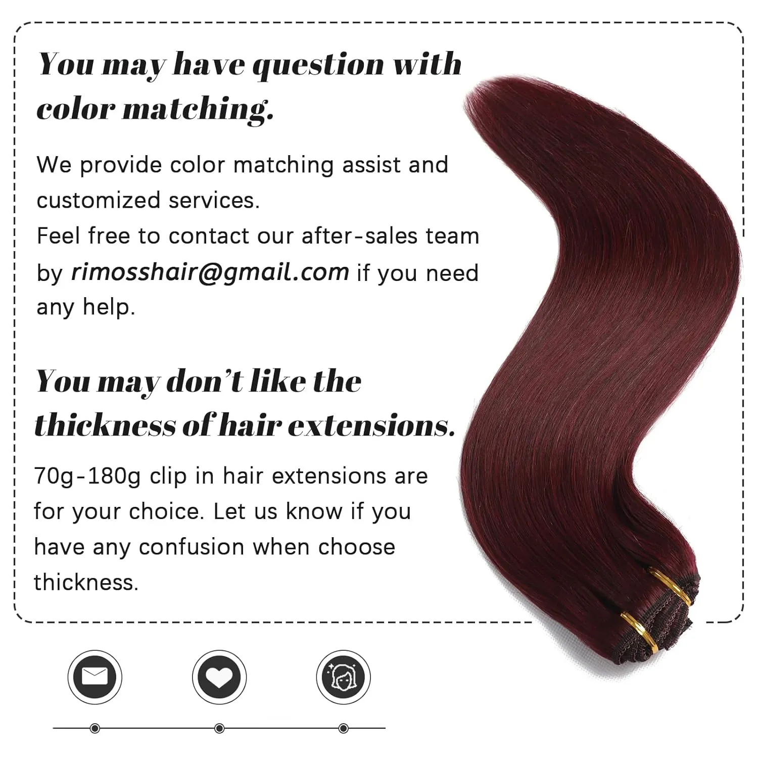 Clip in Hair Extensions Real Human Hair - 160g 20 Inch 7pcs, Burgundy Red Color - Premium Soft Hair Extensions Real Human Hair Clip ins Straight Double Weft for Women (#99J 20 Inch)