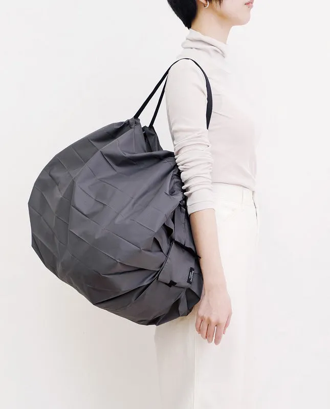 Compact L Pleated Bag: Charcoal