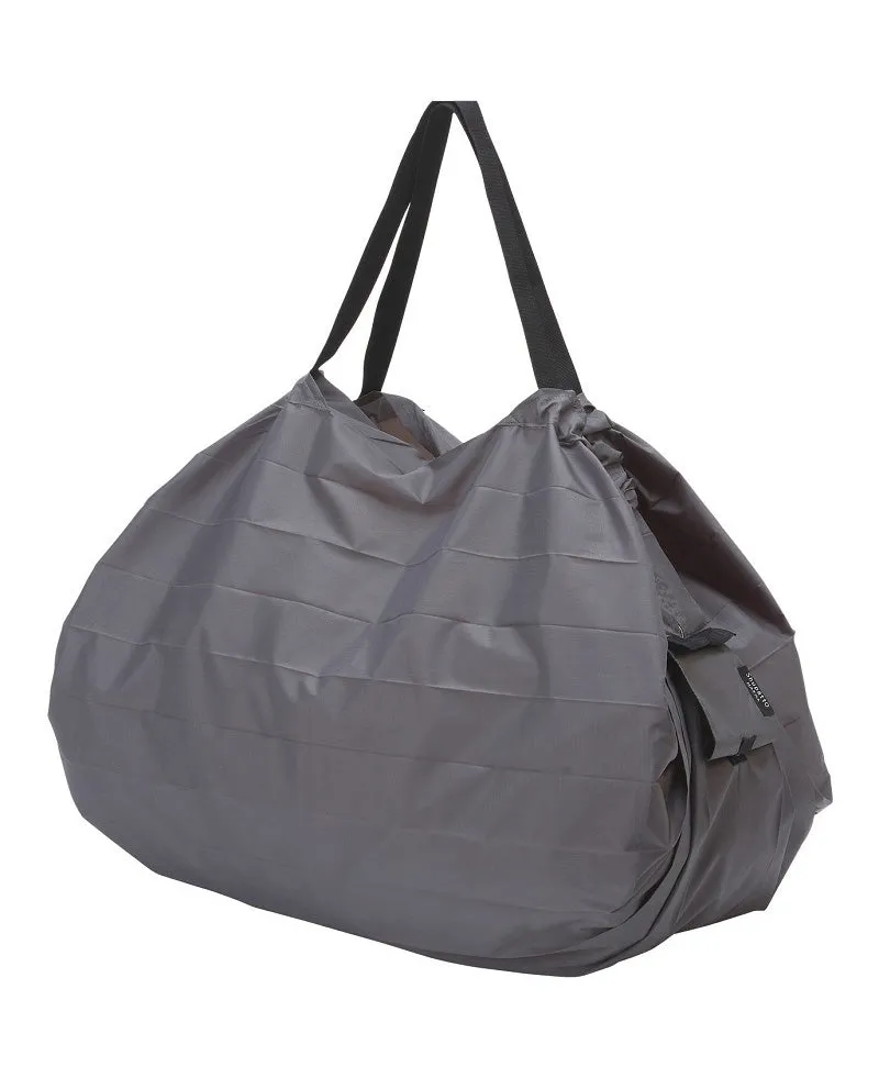 Compact L Pleated Bag: Charcoal