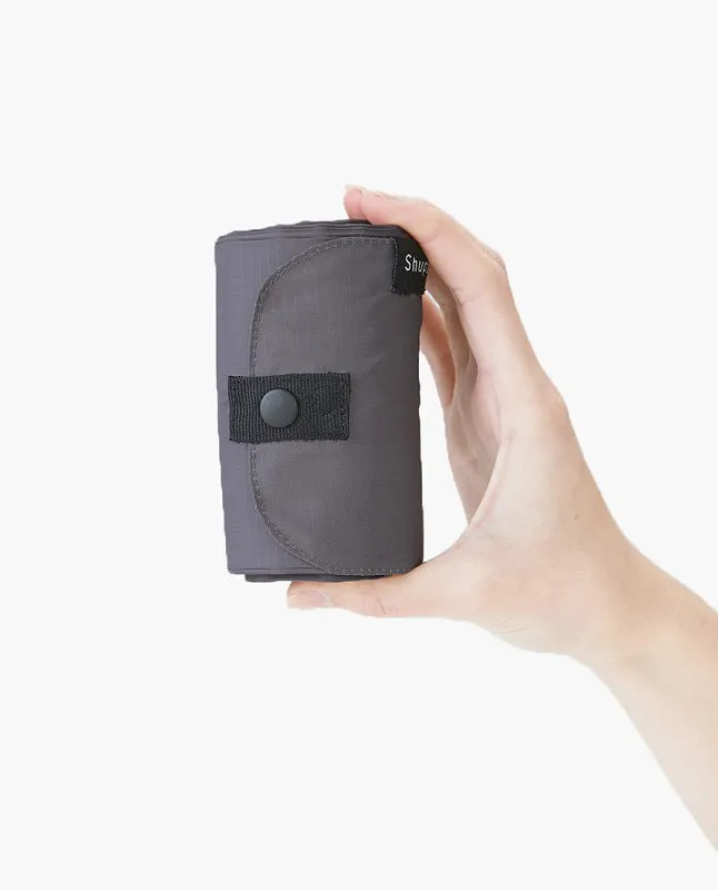 Compact L Pleated Bag: Charcoal