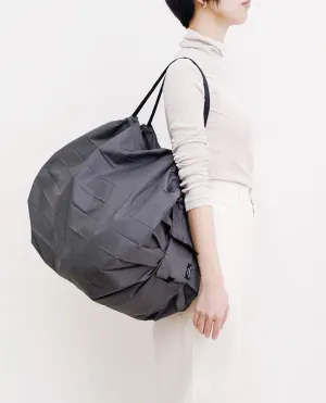 Compact L Pleated Bag: Charcoal