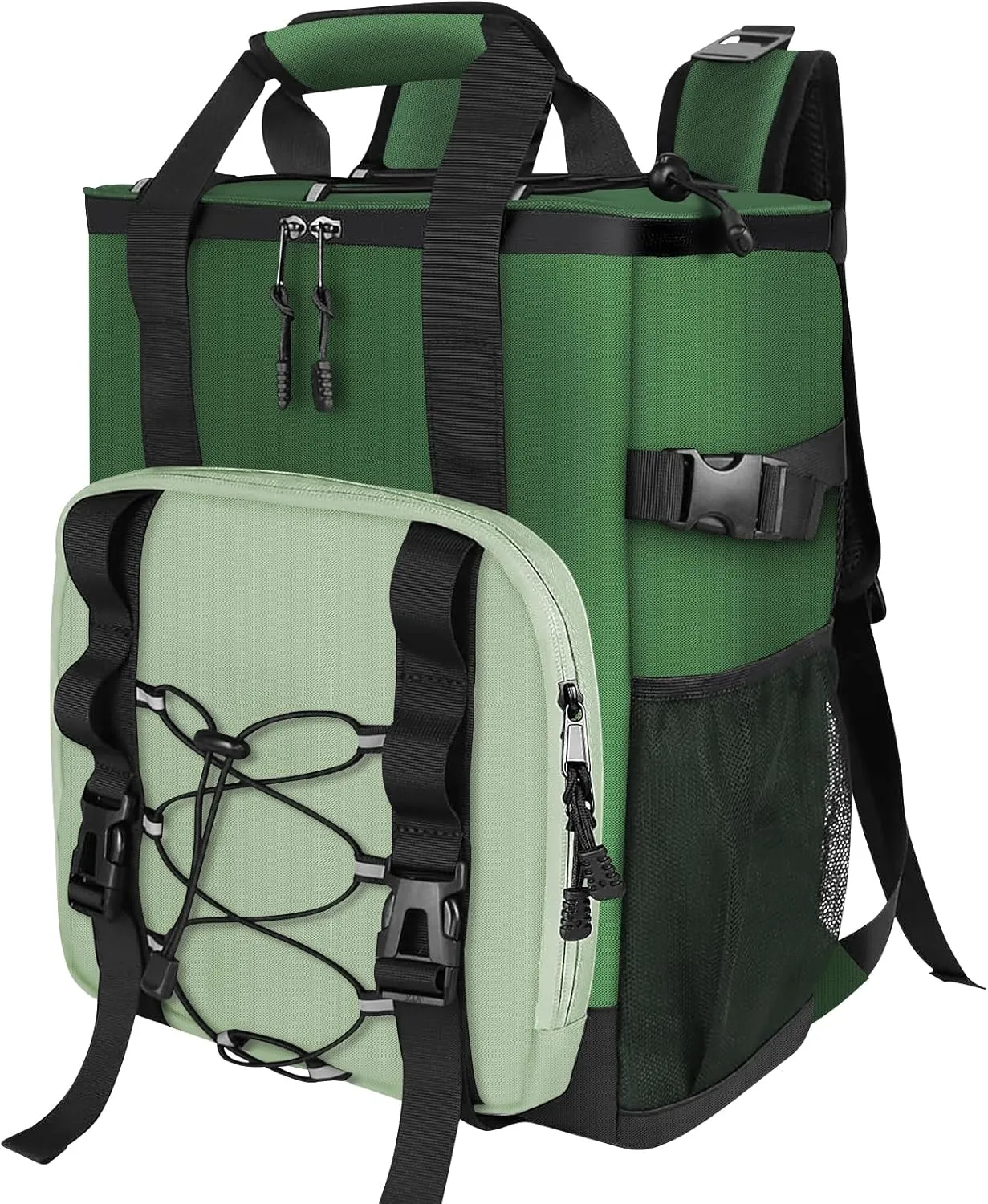 Cooler Backpack - Insulated & Leak Proof Backpack Cooler, 24 Can Portable Cooler Bag, Heavy Duty Waterproof Back Pack with Padded Handle