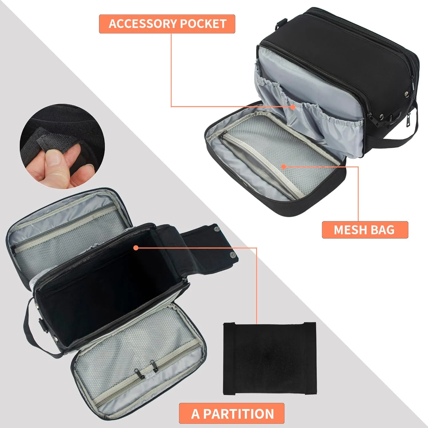 CPAP Travel Bag Compatible with ResMed AirSense 11, AirSense 10 Machine and Accessories,Portable Carrying Storage Case Compatible with AirSense 10 elite, AirStart 10,Philips Dreamstation 12"x 8.7"x 7"