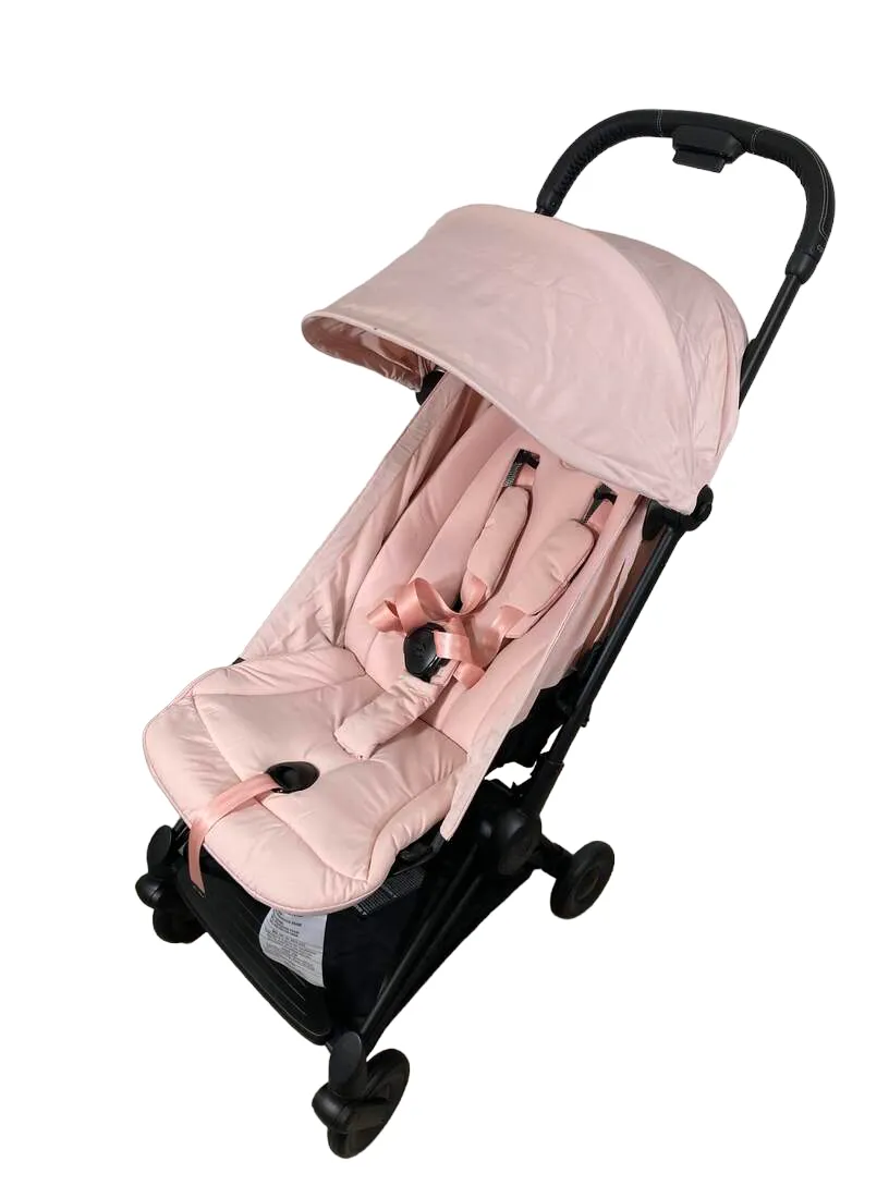 Cybex Coya, 2023, Matte Black, Peach Pink