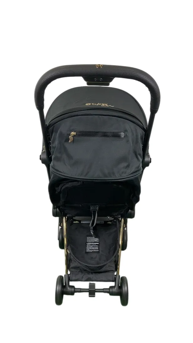 Cybex Coya Stroller, 2023, Gold, Black Jeremy Scott with Wings