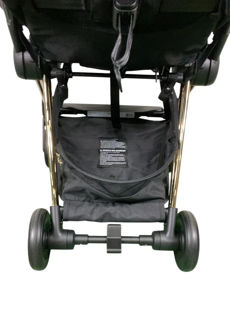 Cybex Coya Stroller, 2023, Gold, Black Jeremy Scott with Wings