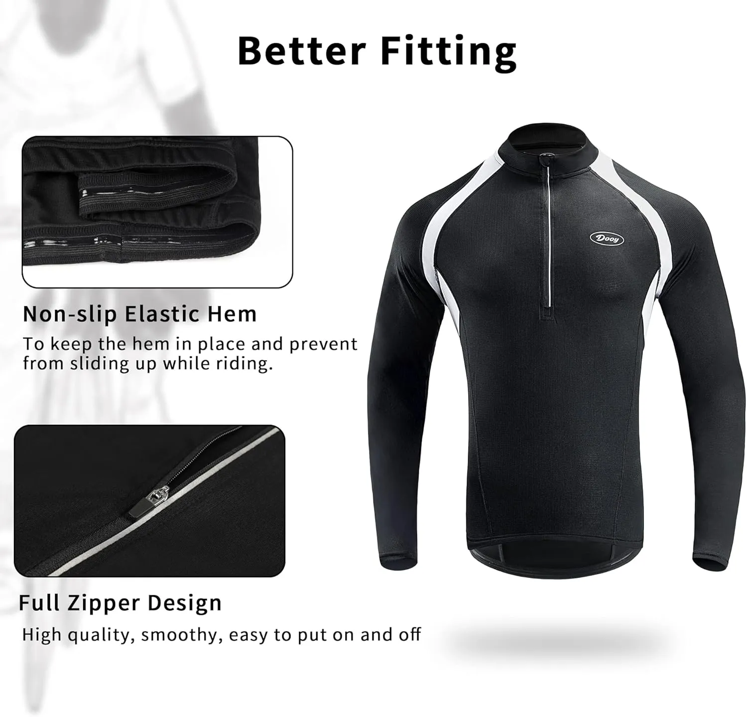 Cycling Bike Jersey for Men Short and Long Sleeve Bike Bicycle Shirts Biking Clothing Breathable Quick-Dry Shirt with Pockets