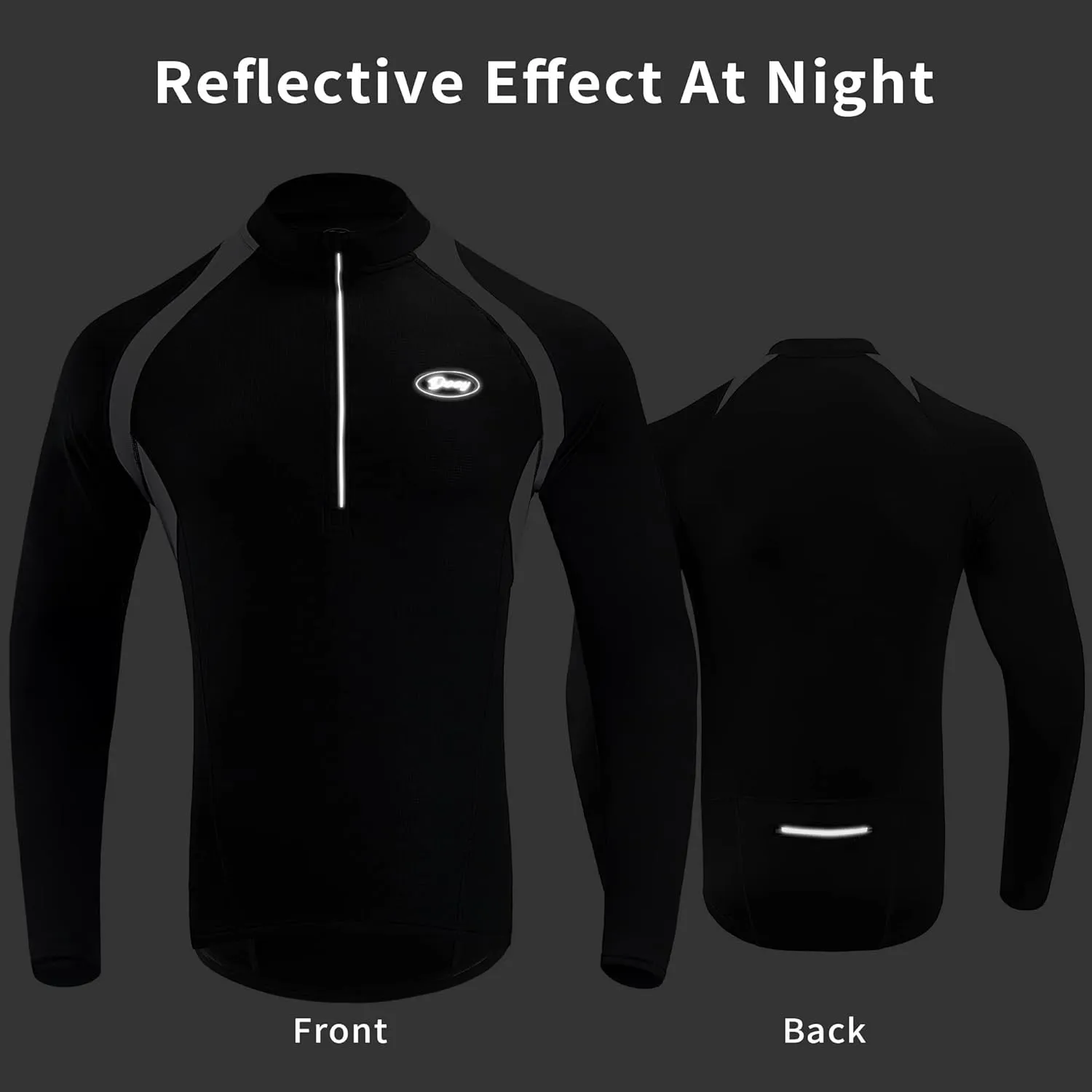 Cycling Bike Jersey for Men Short and Long Sleeve Bike Bicycle Shirts Biking Clothing Breathable Quick-Dry Shirt with Pockets
