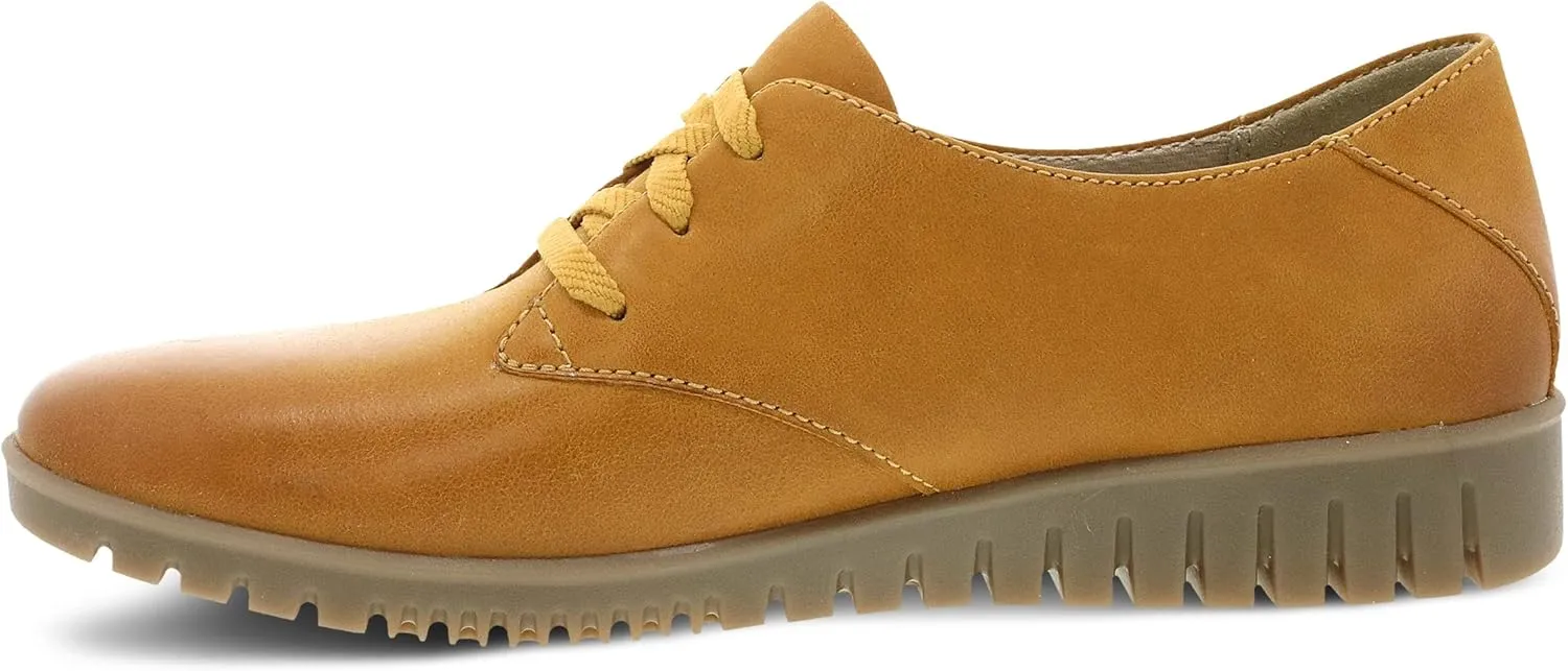 Dansko Women's Libbie Stylish Laced Oxford - Leather Uppers and Blown Rubber Outsoles are Durable and Lightweight - Versatile Casual to Dressy Footwear