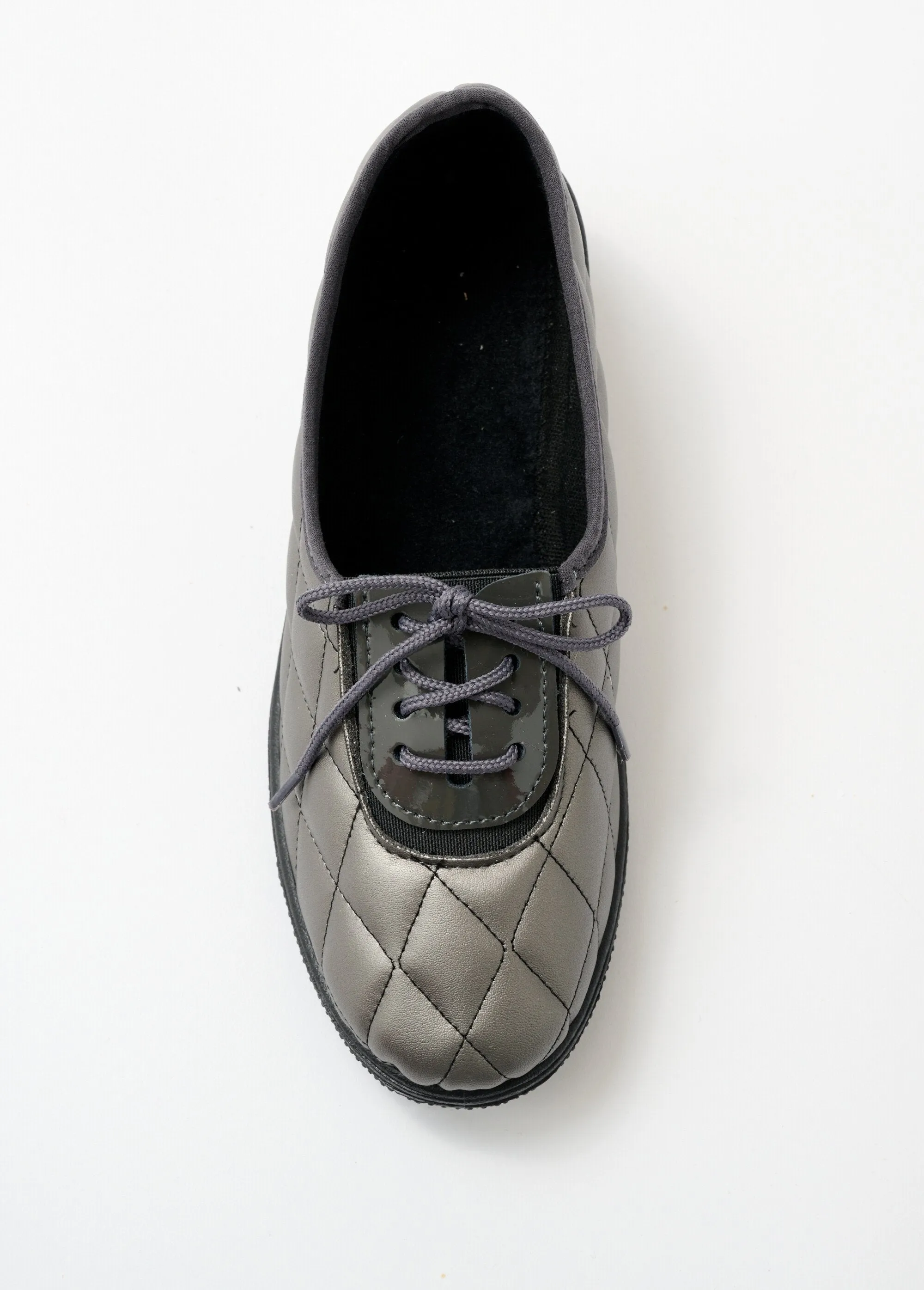 Derby comfort width elasticated lace effect