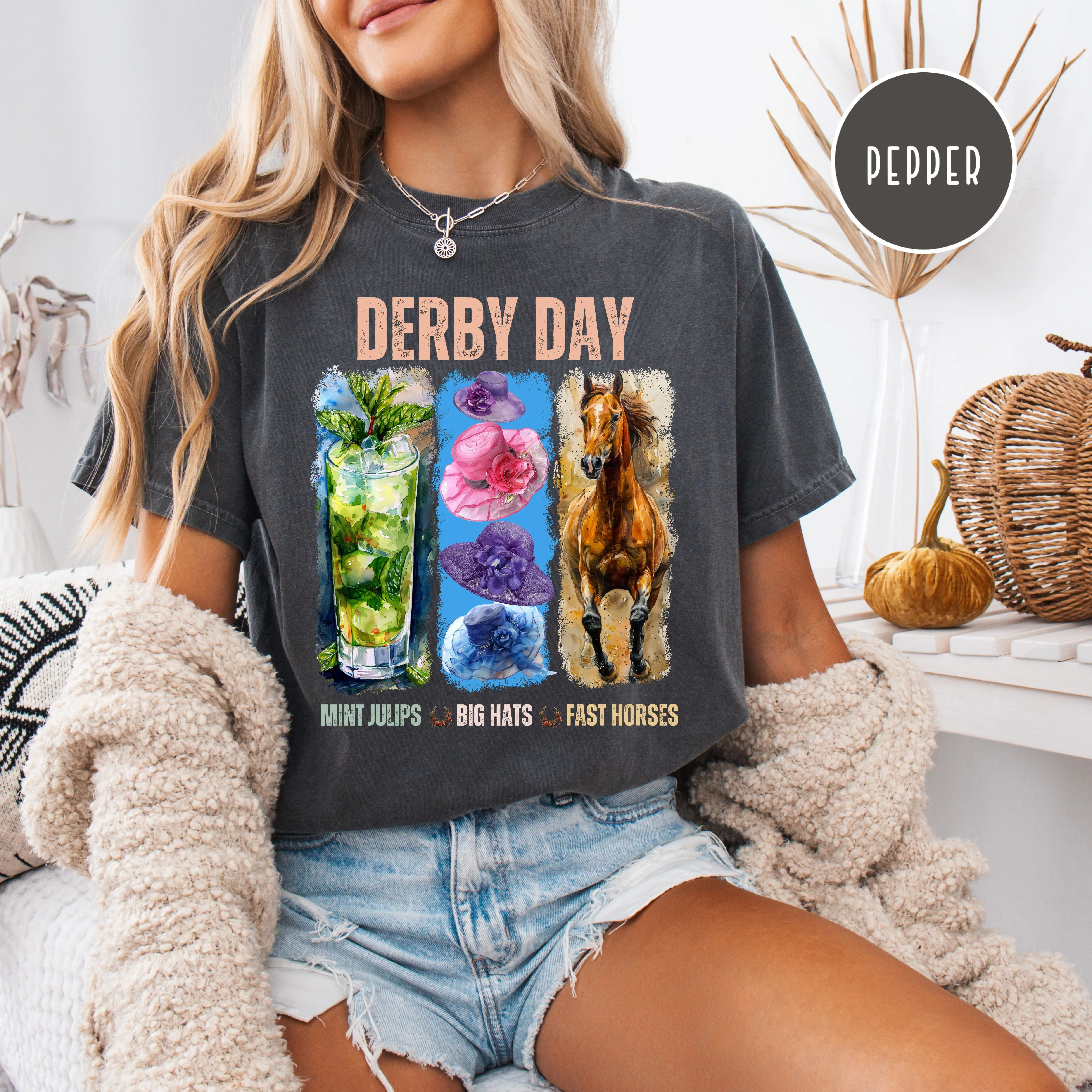 Derby Day Comfort Colors® Tee