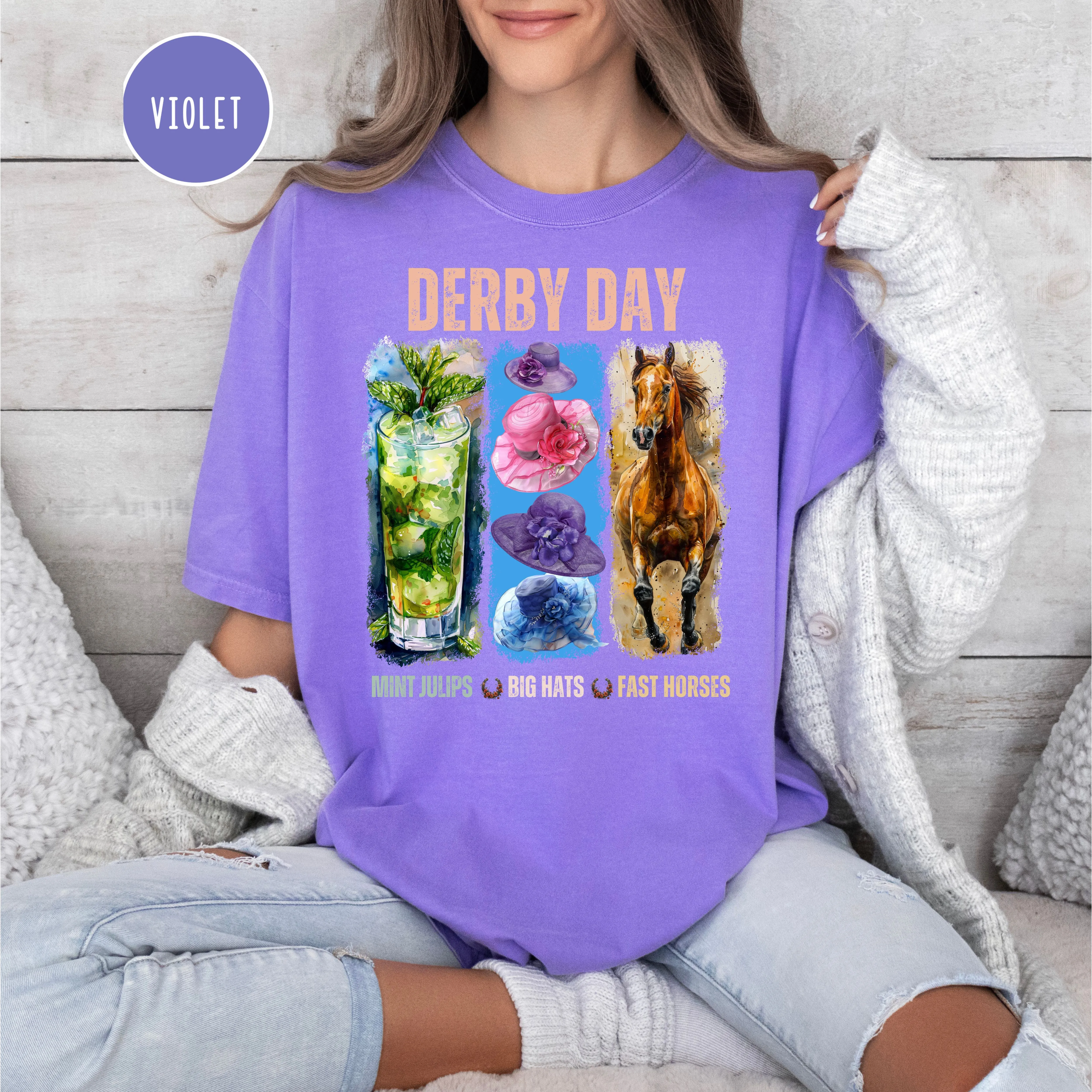 Derby Day Comfort Colors® Tee