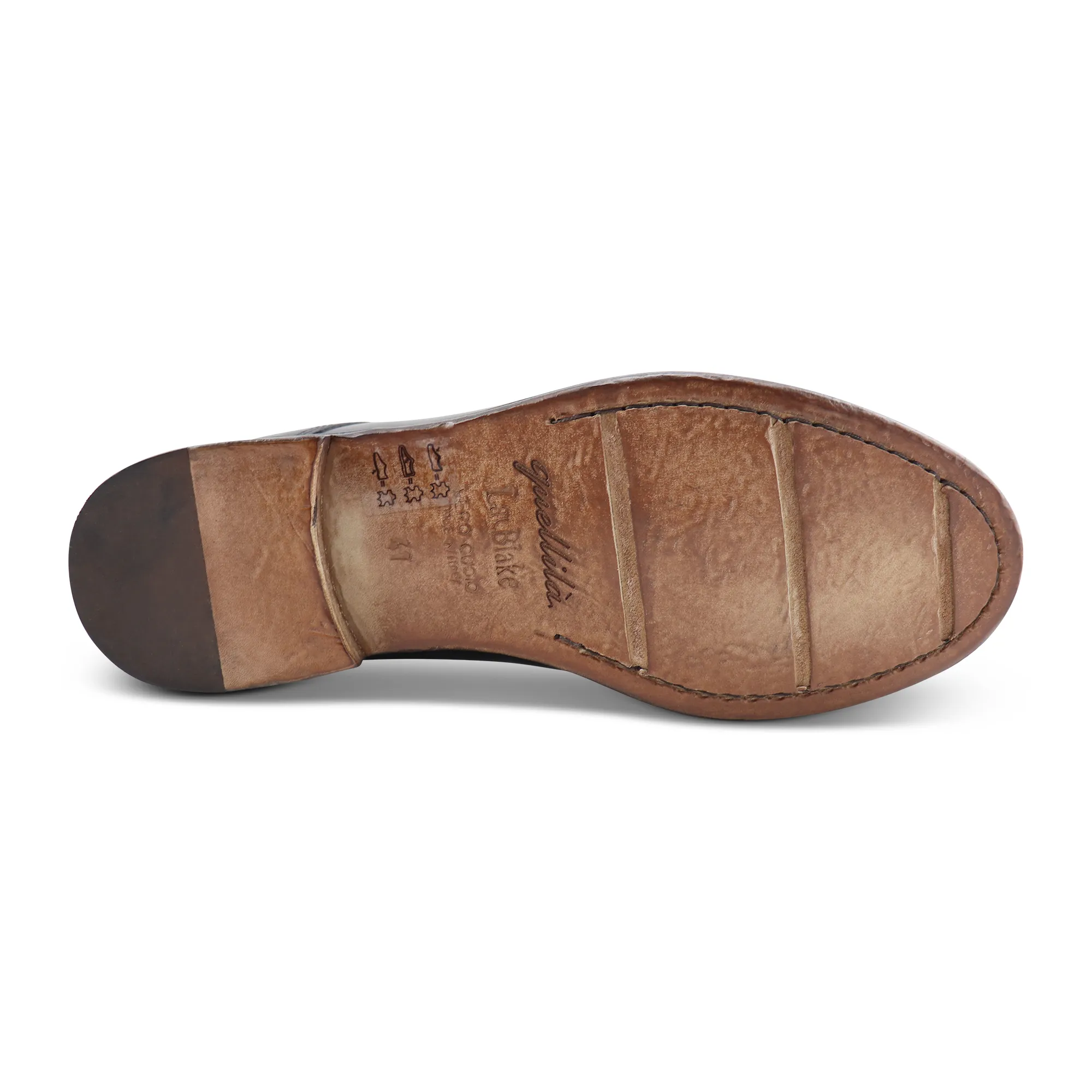 Derby in pelle nero