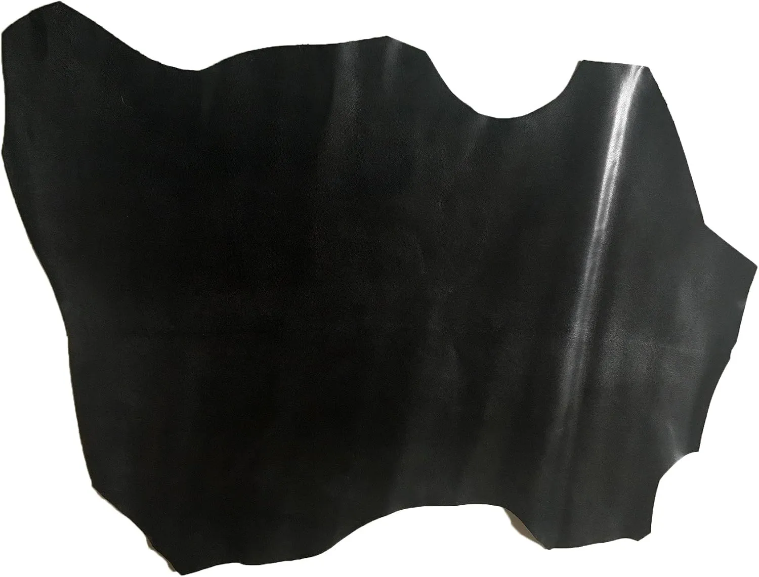 Derby Kid Goat Hide Black Genuine Goat Leather Average Size 4 sqft
