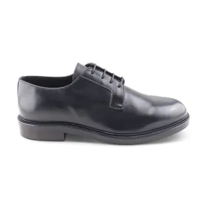 Derby nero in pelle