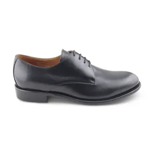 Derby nero in pelle
