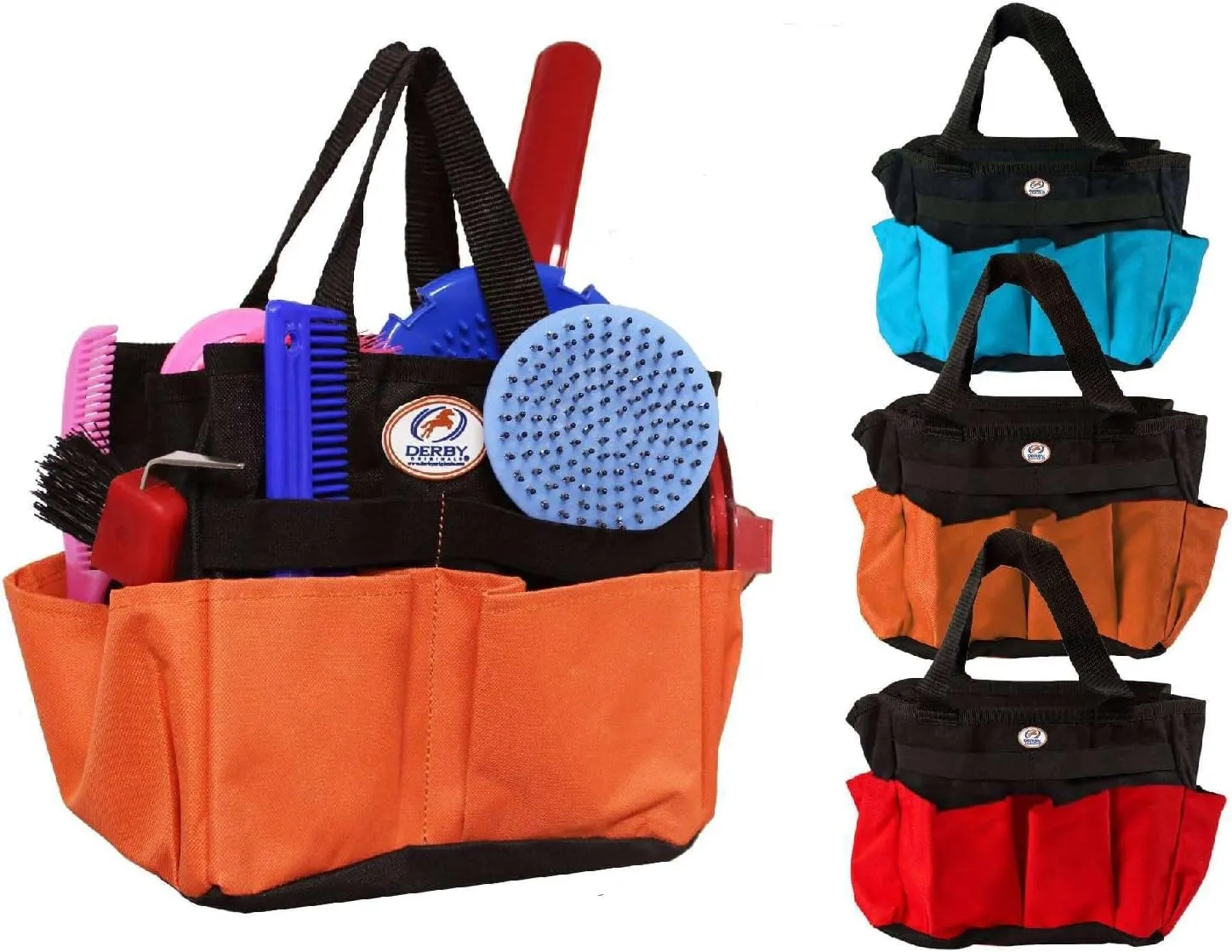 Derby Originals Nylon Horse/Dog Multi Pocket Grooming Tote Bag