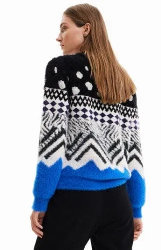 Desigual Womens Flat Thin Pullover Gauge