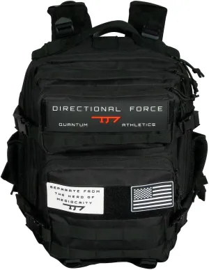 Directional Force | D1 Series Tactical Backpack | Durable Backpack with Multiple Storage Compartments | Performance Apparel & Products (Black)