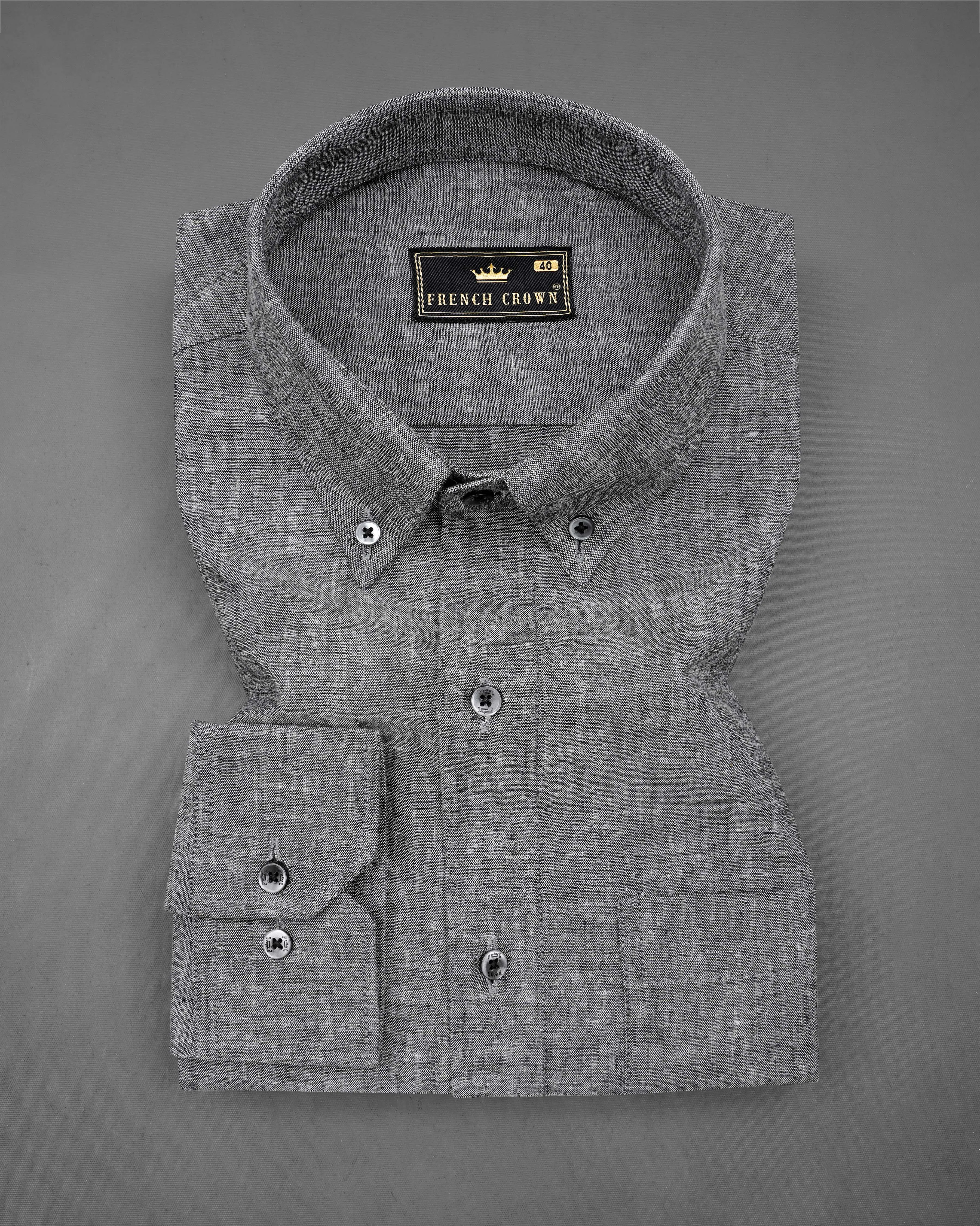 Dolphin Gray Royal Oxford Shirt