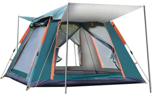 Dome Camping Tent 3-5 Person 4 Season Double Layers Waterproof Anti-UV Windproof Tents Family Outdoor Camping Tent