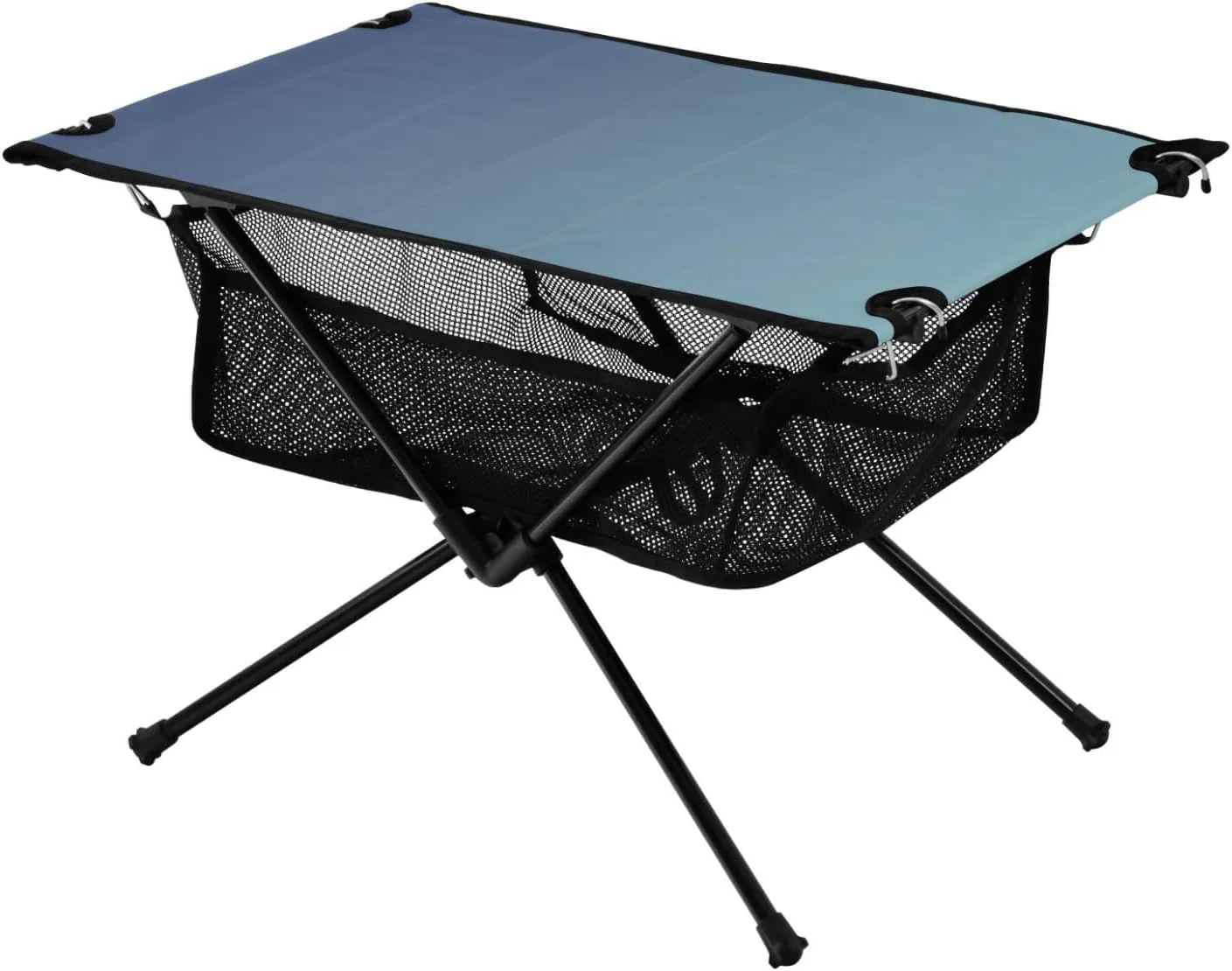 DOMIKING Blue Gradient Portable Camping Table Folding Picnic Tables with Carrying Storage Bag Beach Table for Camp Travel Beach 23.6 * 15.6 * 15 in