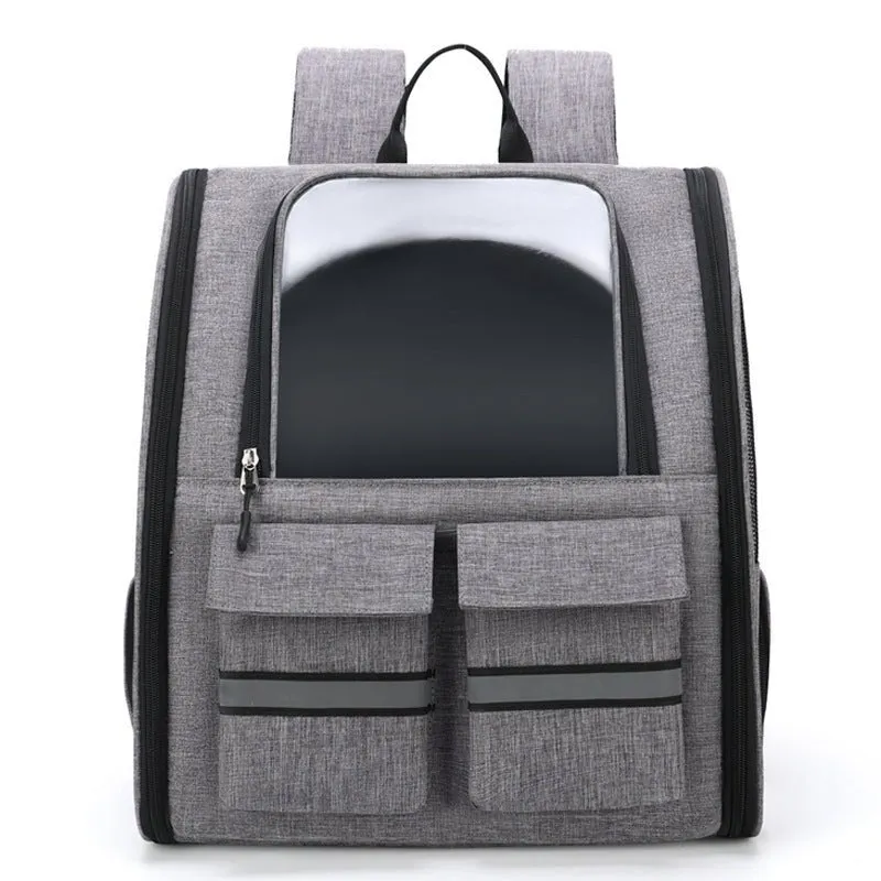 Double Shoulder Pull Rod Breathable Foldable Pet Cat Bag