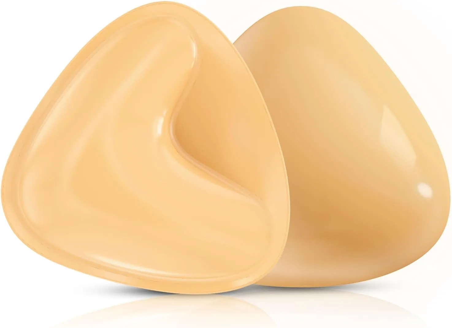 Double Sided Sticky Bra Inserts Reusable Push Up Lift Self Adhesive Bra Pads for Bikini Swimsuit Sports Strapless Bra