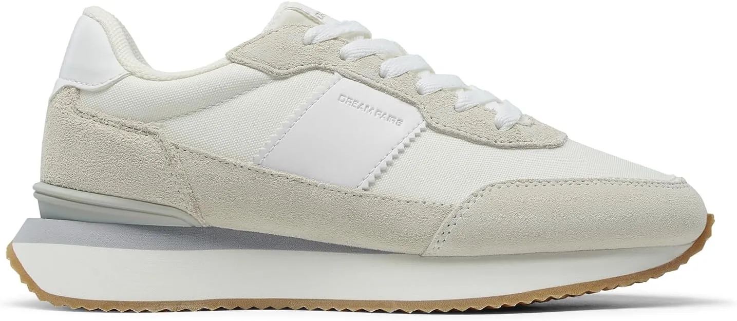 DREAM PAIRS Women Fashion Sneakers Walking Tennis Sports Athletic Comfortable Lightweight Running Lace Up Retro Classic Casual Sneaker